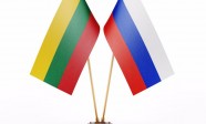 Miniature Flag of Lithuania and Russia